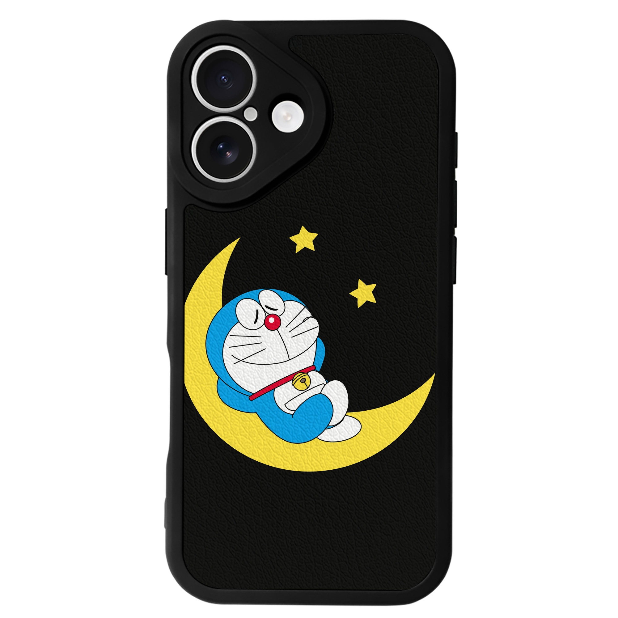 （画像用） ドラえもん Doraemon 【iPhone 16シリーズ対応】シリコンスマホケース（レザー調） 材質：シリコン